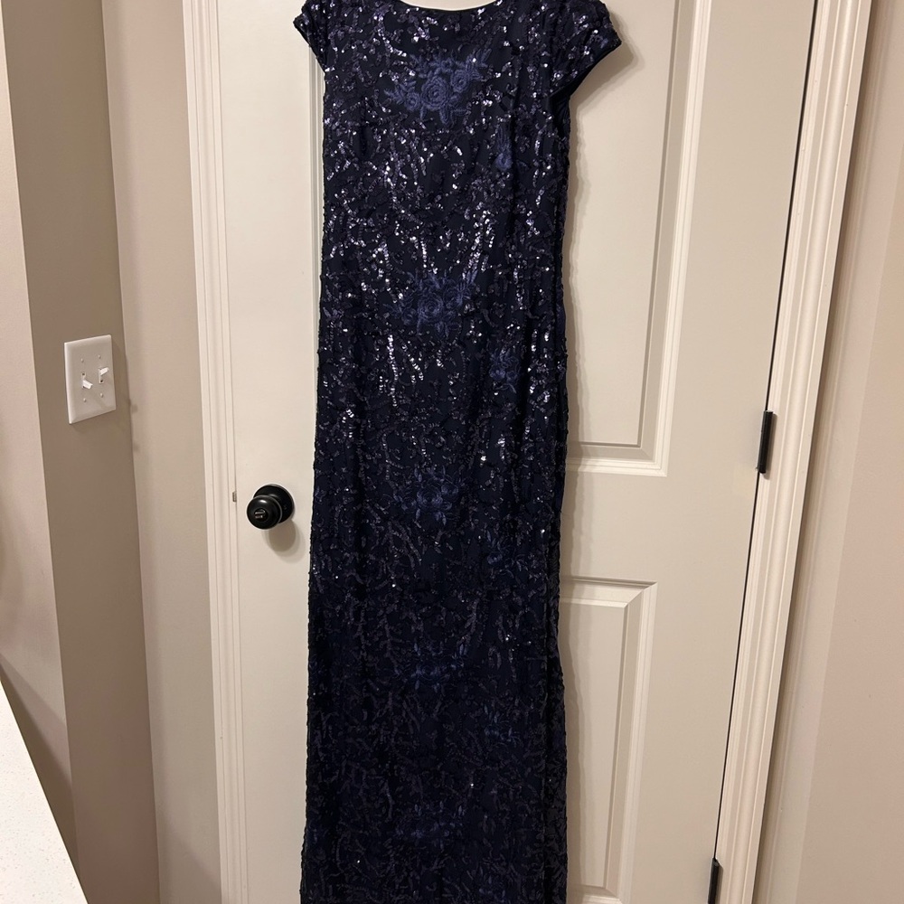 Calvin Klein Dark Blue Sequin Dress